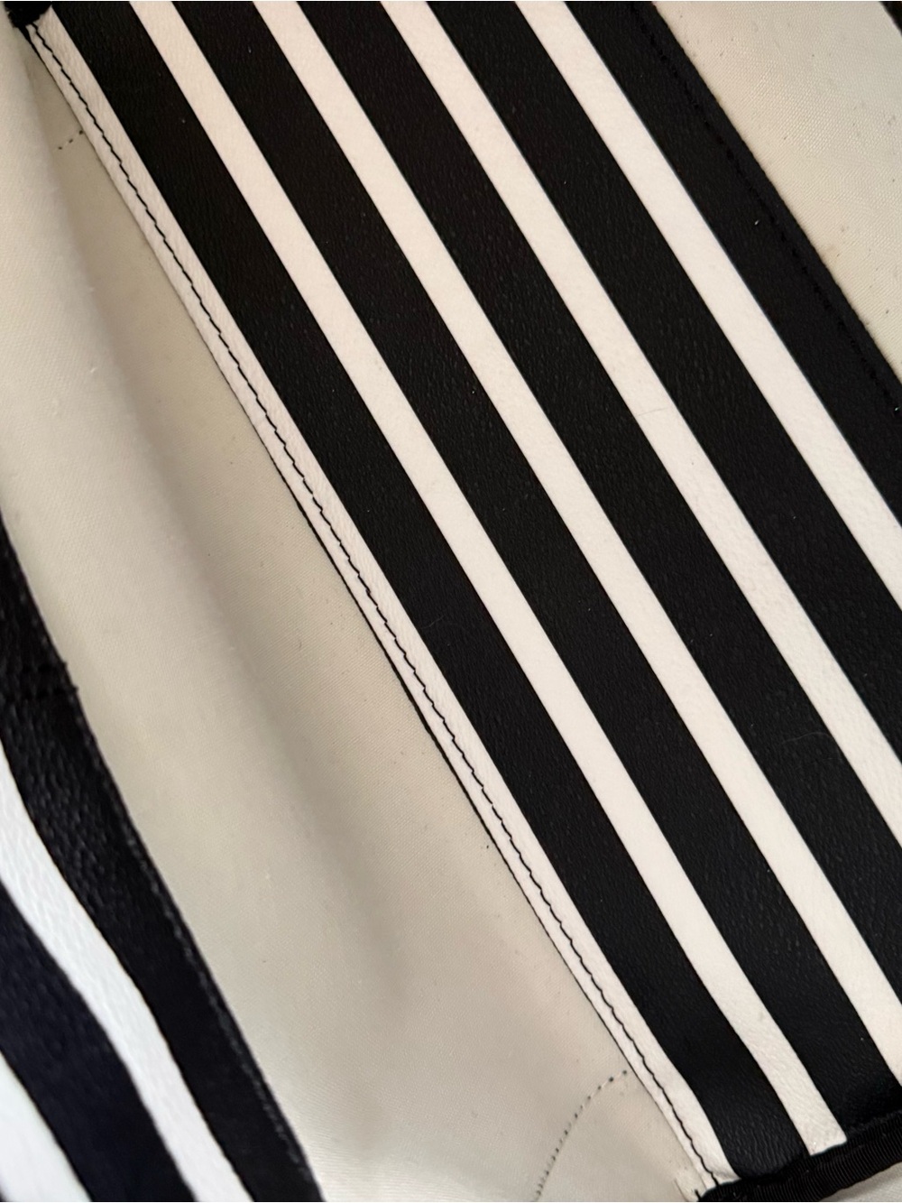 kate spade Black and White Striped Tote - Picture 9 of 16